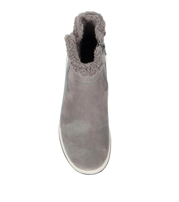 Women Kalina Cold Weather Bootie Grey Suede Baretraps Cold Weather Boots