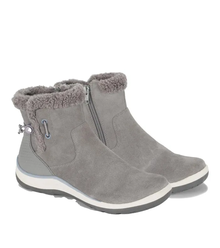 Women Kalina Cold Weather Bootie Grey Suede Baretraps Cold Weather Boots