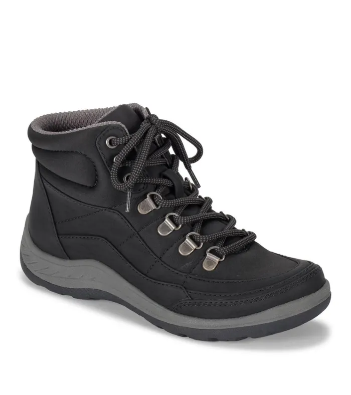 Women Kamber LaceUp Hiking Boot Black Baretraps Booties