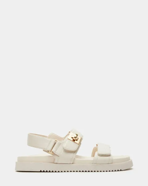 WomenKids039 MONA BONE LEATHER Bone Leather Steve Madden Sandals
