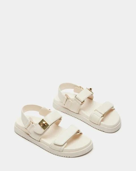 WomenKids039 MONA BONE LEATHER Bone Leather Steve Madden Sandals WomenKids039 MONA BONE LEATHER Bone Leather Steve Madden Sandals