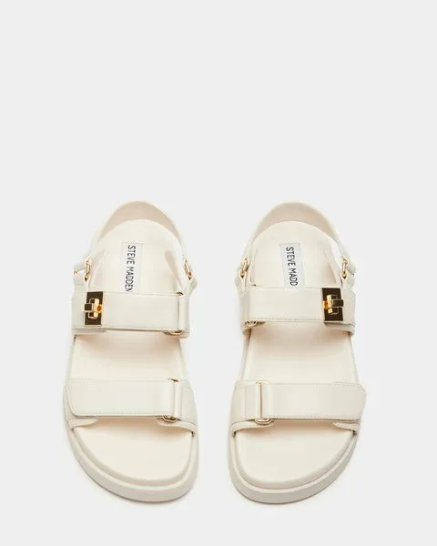 WomenKids039 MONA BONE LEATHER Bone Leather Steve Madden Sandals WomenKids039 MONA BONE LEATHER Bone Leather Steve Madden Sandals