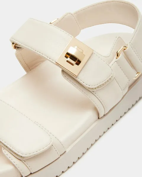 WomenKids039 MONA BONE LEATHER Bone Leather Steve Madden Sandals WomenKids039 MONA BONE LEATHER Bone Leather Steve Madden Sandals