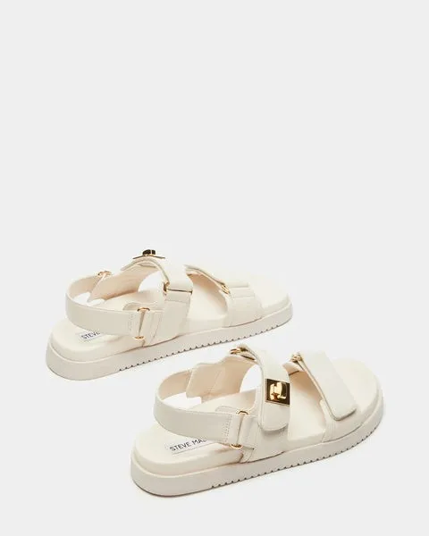 WomenKids039 MONA BONE LEATHER Bone Leather Steve Madden Sandals WomenKids039 MONA BONE LEATHER Bone Leather Steve Madden Sandals