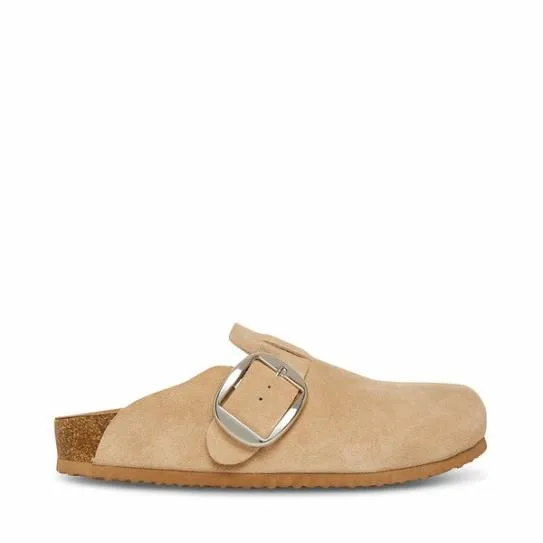 WomenKids039 SOCIAL TAN SUEDE Tan Suede Steve Madden Slides
