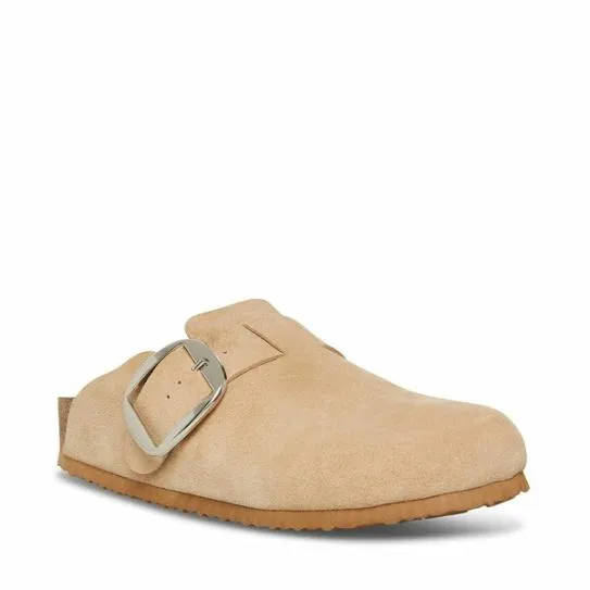 WomenKids039 SOCIAL TAN SUEDE Tan Suede Steve Madden Slides WomenKids039 SOCIAL TAN SUEDE Tan Suede Steve Madden Slides