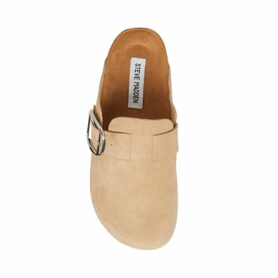 WomenKids039 SOCIAL TAN SUEDE Tan Suede Steve Madden Slides WomenKids039 SOCIAL TAN SUEDE Tan Suede Steve Madden Slides