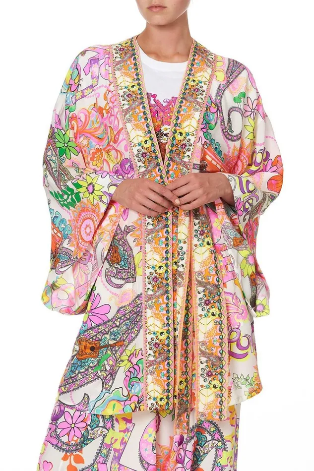 Women Kimonos Camilla Kimono With Tie Belt Let The Sun Shine