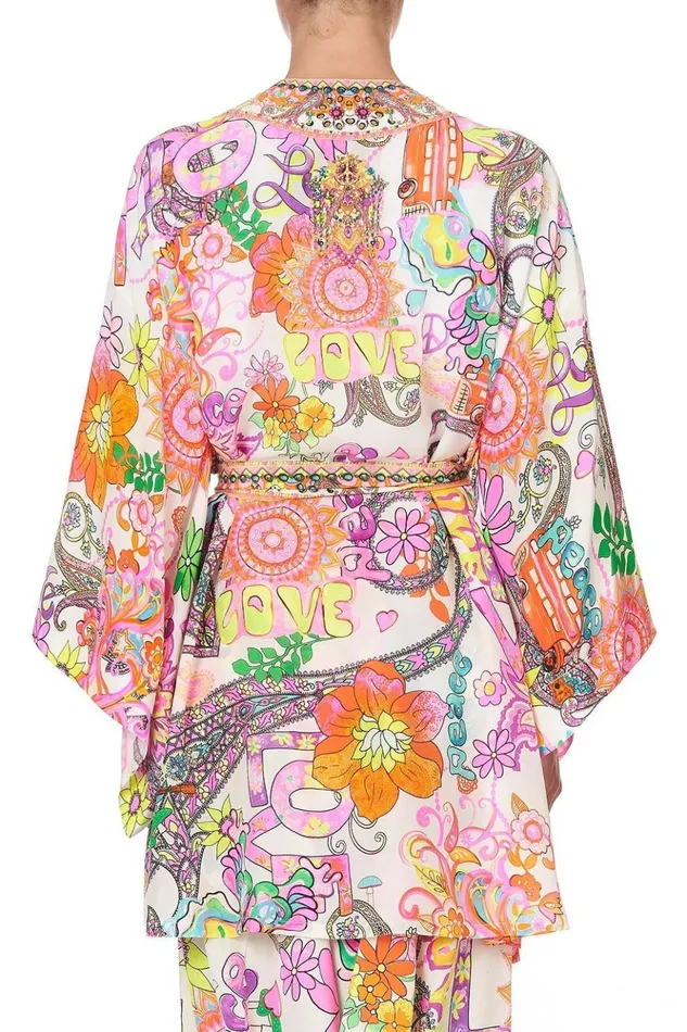 Women Kimonos Camilla Kimono With Tie Belt Let The Sun Shine