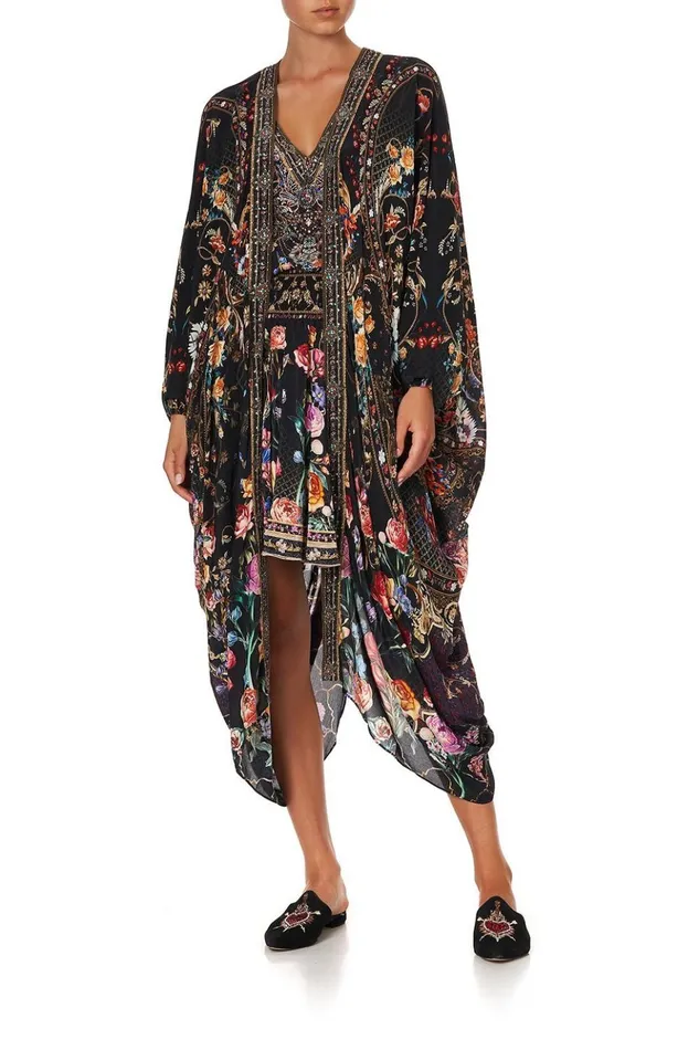 Women Kimonos Camilla Layer With Centre Back Panel Blushing Manor