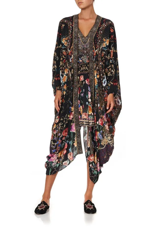 Women Kimonos Camilla Layer With Centre Back Panel Blushing Manor