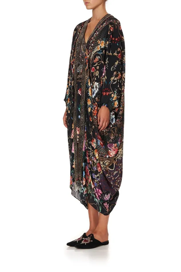 Women Kimonos Camilla Layer With Centre Back Panel Blushing Manor