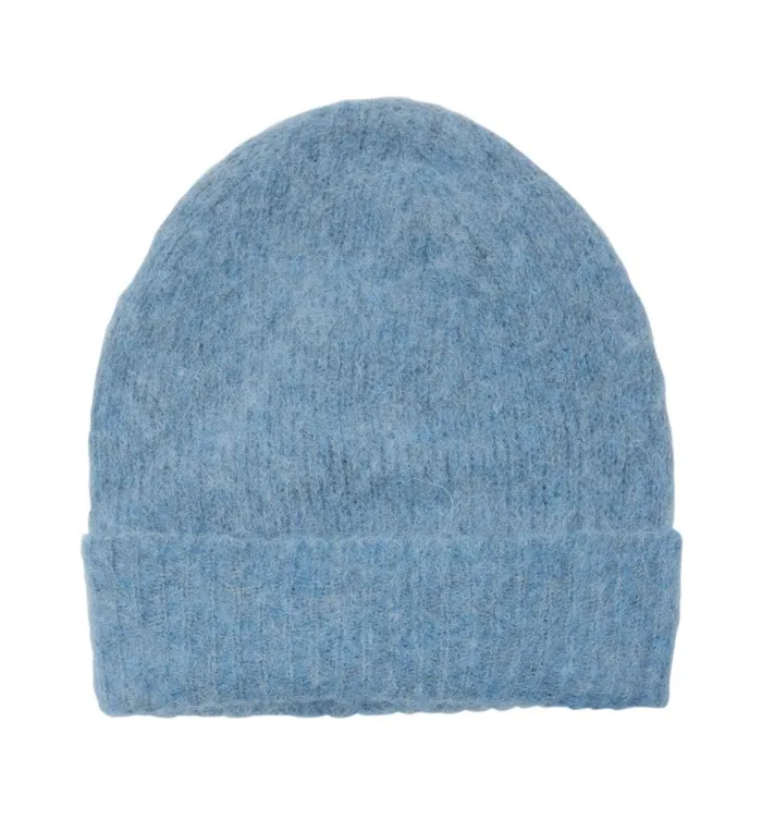 Women Knit Hat With Alpaca 8211 Sky Blue Promod Hats And Gloves Women Knit Hat With Alpaca 8211 Sky Blue Promod Hats And Gloves