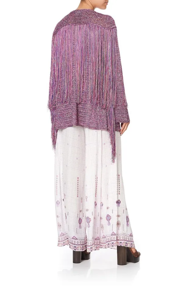 Women Knitwear Camilla Crochet Layering Piece With Long Tassels Tanami Road