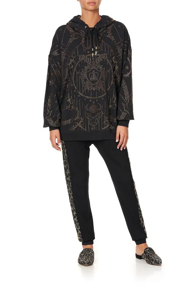 Women Knitwear Camilla Hoodie Sweater With Pockets Abingdon Palace