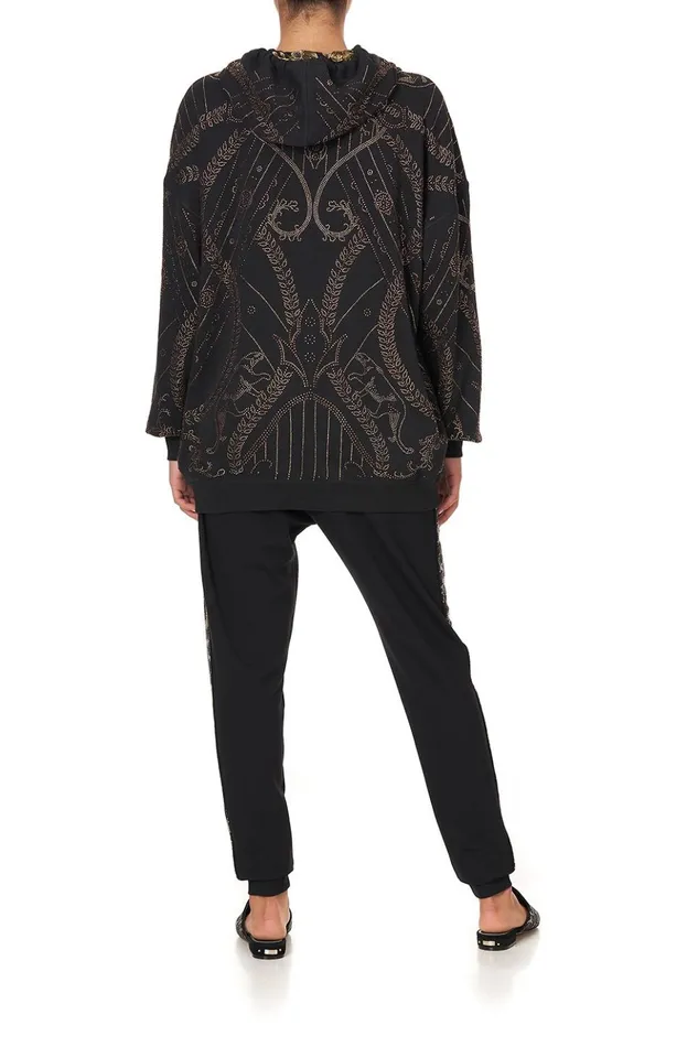 Women Knitwear Camilla Hoodie Sweater With Pockets Abingdon Palace