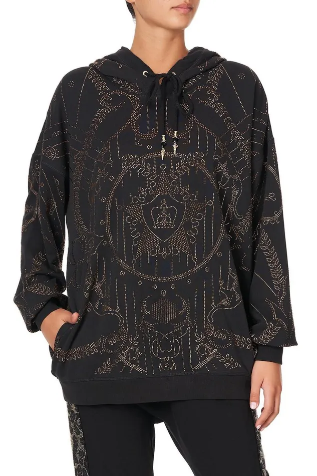 Women Knitwear Camilla Hoodie Sweater With Pockets Abingdon Palace