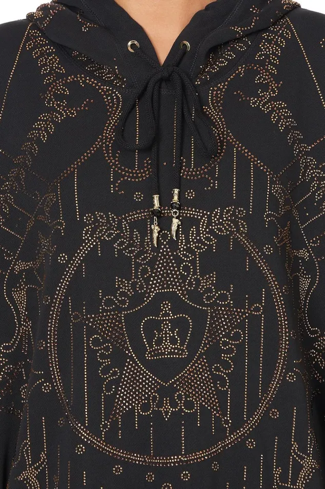 Women Knitwear Camilla Hoodie Sweater With Pockets Abingdon Palace