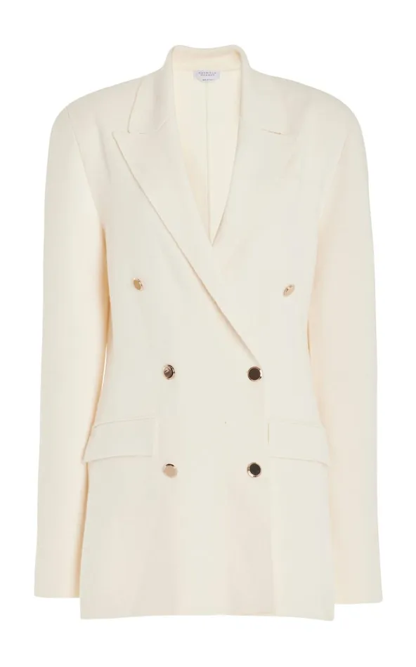 Women Knitwear Gabriela Hearst Bowen Knit Jacket In Ivory Wool