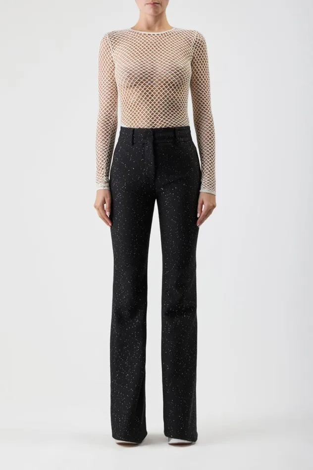 Women Knitwear Gabriela Hearst Troth Knit Top In Ivory Merino Wool