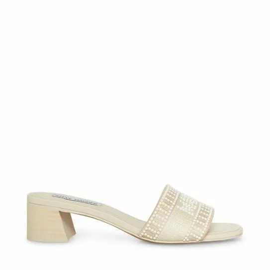 Women KNOXIEP IVORY Ivory Steve Madden Sandals Women KNOXIEP IVORY Ivory Steve Madden Sandals