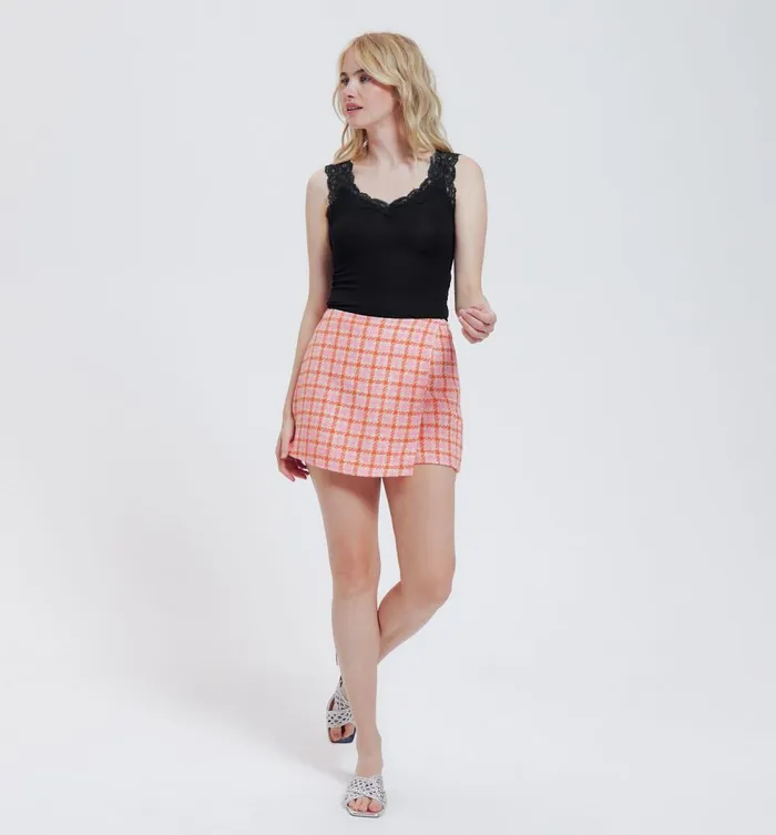 Women Lace Strap Top 8211 Black Promod Tops Women Lace Strap Top 8211 Black Promod Tops