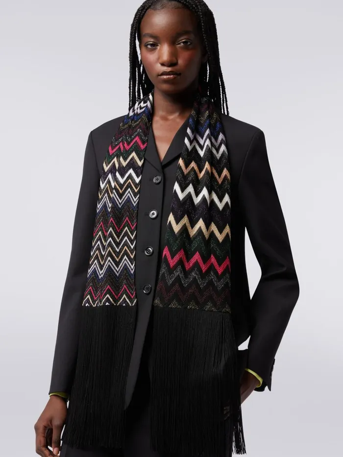 Women Lam Viscose Blend Scarf Multicoloured Missoni Scarves and Foulards Women Lam Viscose Blend Scarf Multicoloured Missoni Scarves and Foulards
