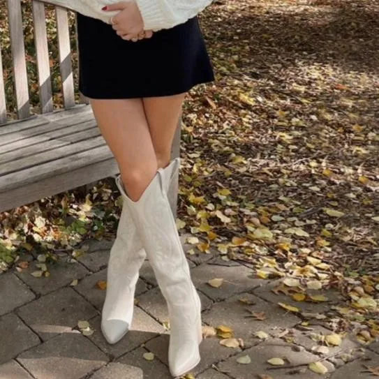 Women LASSO BONE LEATHER Bone Leather Steve Madden Boots and Booties Women LASSO BONE LEATHER Bone Leather Steve Madden Boots and Booties