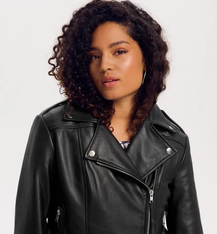Women Leather Casual Jacket 8211 Black Promod Jackets Women Leather Casual Jacket 8211 Black Promod Jackets