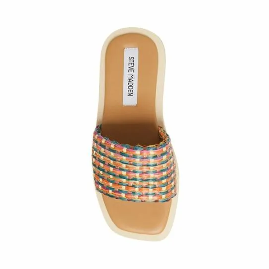 Women LEIGH MULTI Multi Steve Madden Sandals Women LEIGH MULTI Multi Steve Madden Sandals