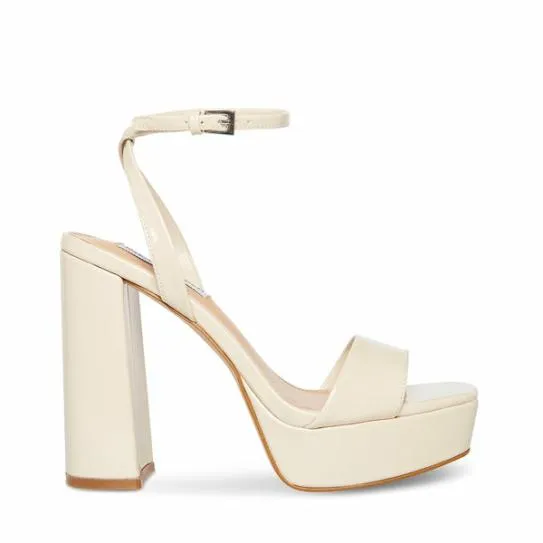 Women LESSA BONE PATENT Bone Patent Steve Madden Heels