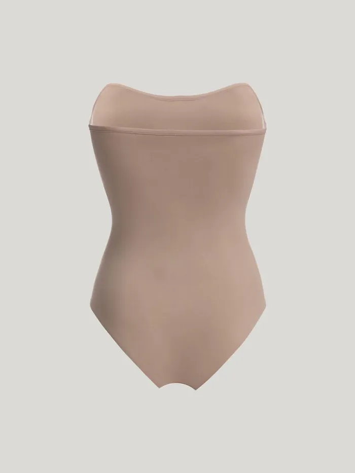 Women Lingerie Bodies Wolford Individual Seamless Bodusuit Macchiato