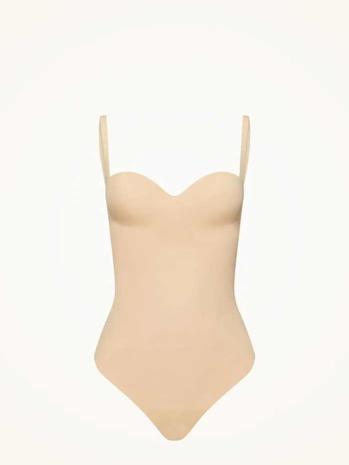 Women Lingerie Bodies Wolford Mat De Luxe Form String Body Powder