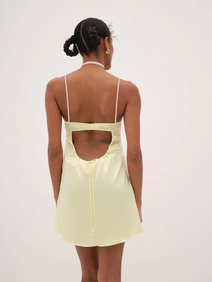 Women Lingerie For Love and Lemons Buttercup Bunches Slip Dress Yellow Women Lingerie For Love and Lemons Buttercup Bunches Slip Dress Yellow
