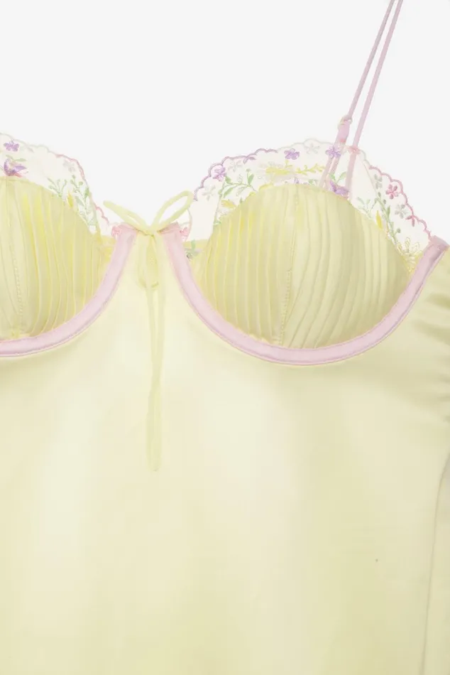 Women Lingerie For Love and Lemons Buttercup Bunches Slip Dress Yellow Women Lingerie For Love and Lemons Buttercup Bunches Slip Dress Yellow