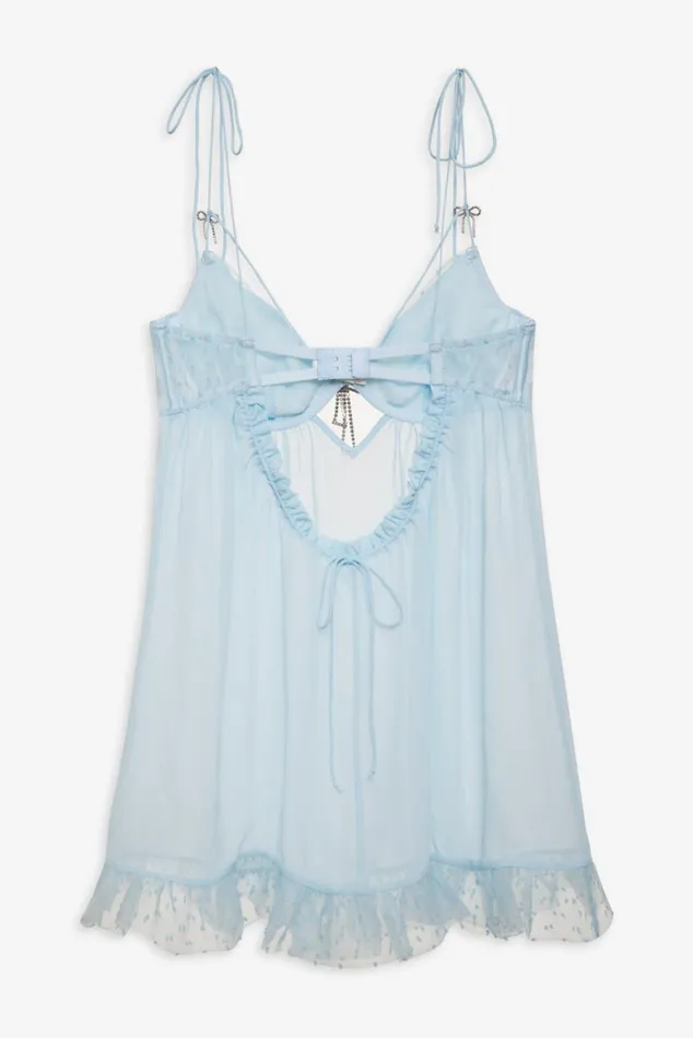 Women Lingerie For Love and Lemons Izzy Slip Dress Blue Women Lingerie For Love and Lemons Izzy Slip Dress Blue
