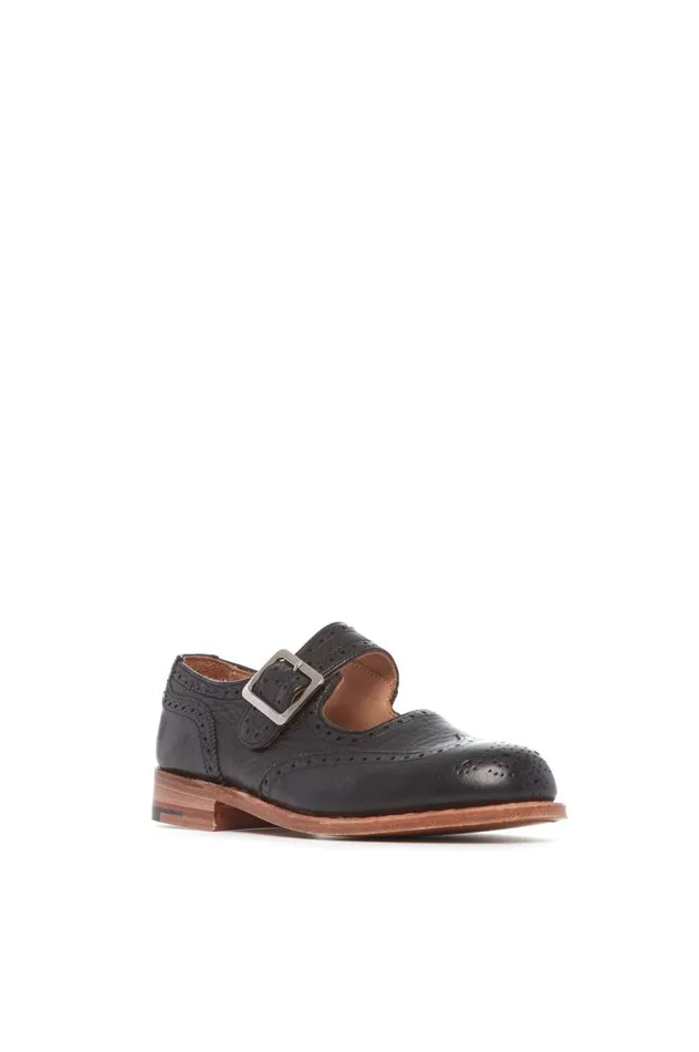 Women Loafers Gabriela Hearst Mary Jane Shoe In Black Leather