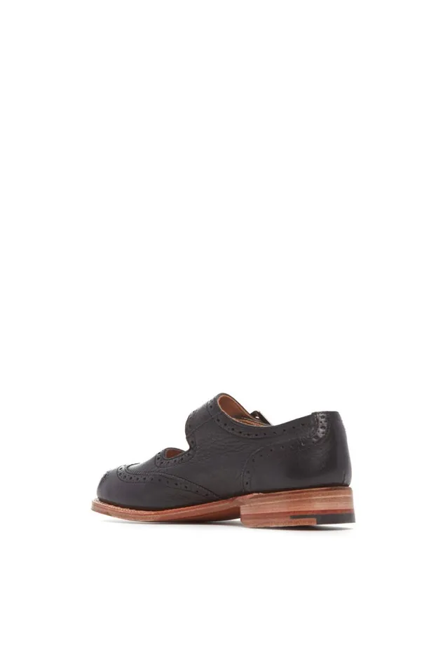 Women Loafers Gabriela Hearst Mary Jane Shoe In Black Leather