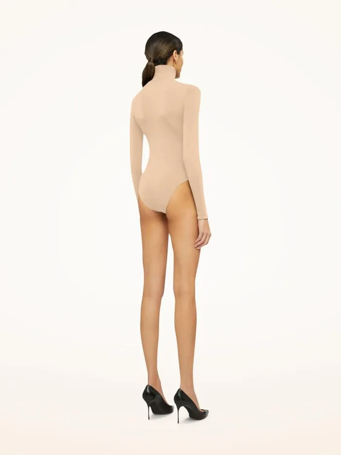 Women Longsleeve Bodies Wolford Colorado Body Almond