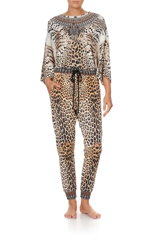 Women Loungewear Camilla Drop Crotch Pant Jaguar