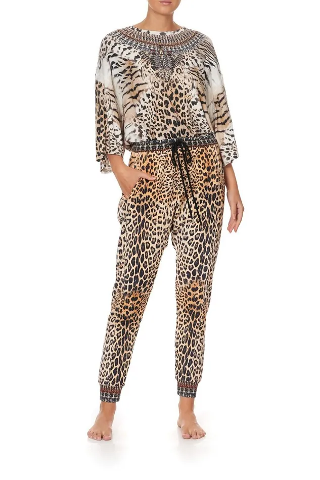Women Loungewear Camilla Drop Crotch Pant Jaguar