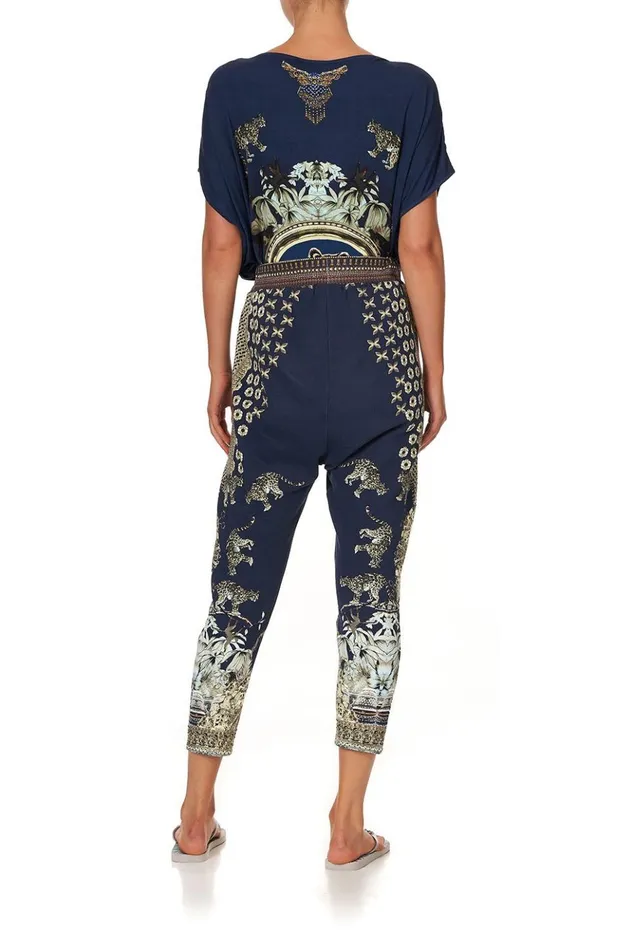 Women Loungewear Camilla Rib Waist Relaxed Pant A Little Past Twilight