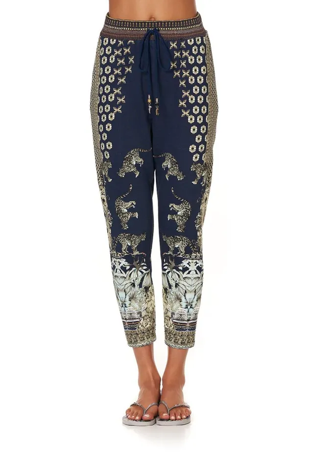 Women Loungewear Camilla Rib Waist Relaxed Pant A Little Past Twilight