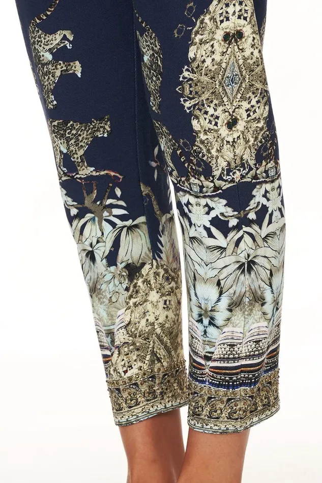 Women Loungewear Camilla Rib Waist Relaxed Pant A Little Past Twilight