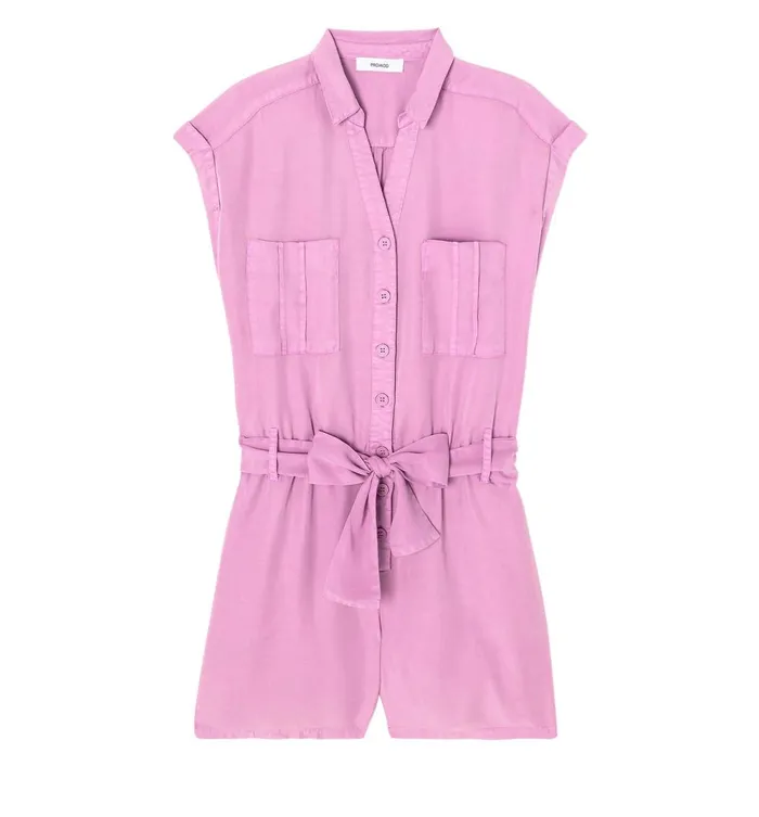 Women Lyocell Shorts Jumpsuit 8211 Lilac Promod Jumpsuits And Playsuits Women Lyocell Shorts Jumpsuit 8211 Lilac Promod Jumpsuits And Playsuits
