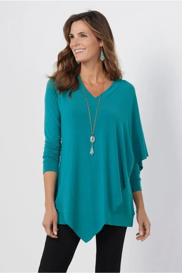 Women Madeline Tunic I Moroccan Red Soft Surroundings Tops Women Madeline Tunic I Moroccan Red Soft Surroundings Tops