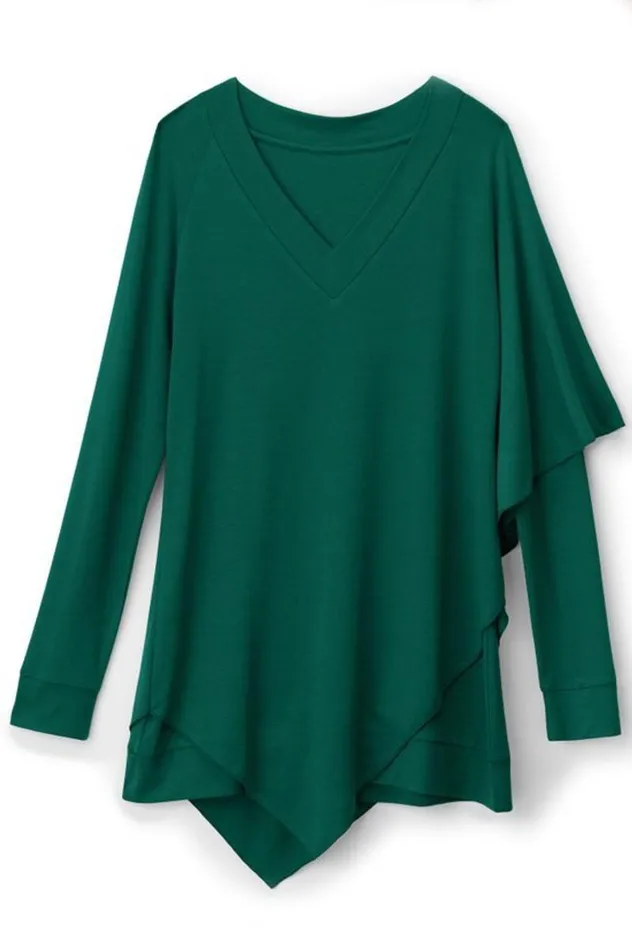 Women Madeline Tunic I Moroccan Red Soft Surroundings Tops Women Madeline Tunic I Moroccan Red Soft Surroundings Tops