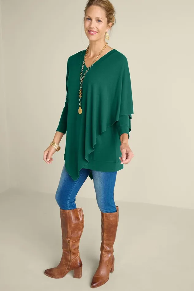 Women Madeline Tunic I Moroccan Red Soft Surroundings Tops Women Madeline Tunic I Moroccan Red Soft Surroundings Tops