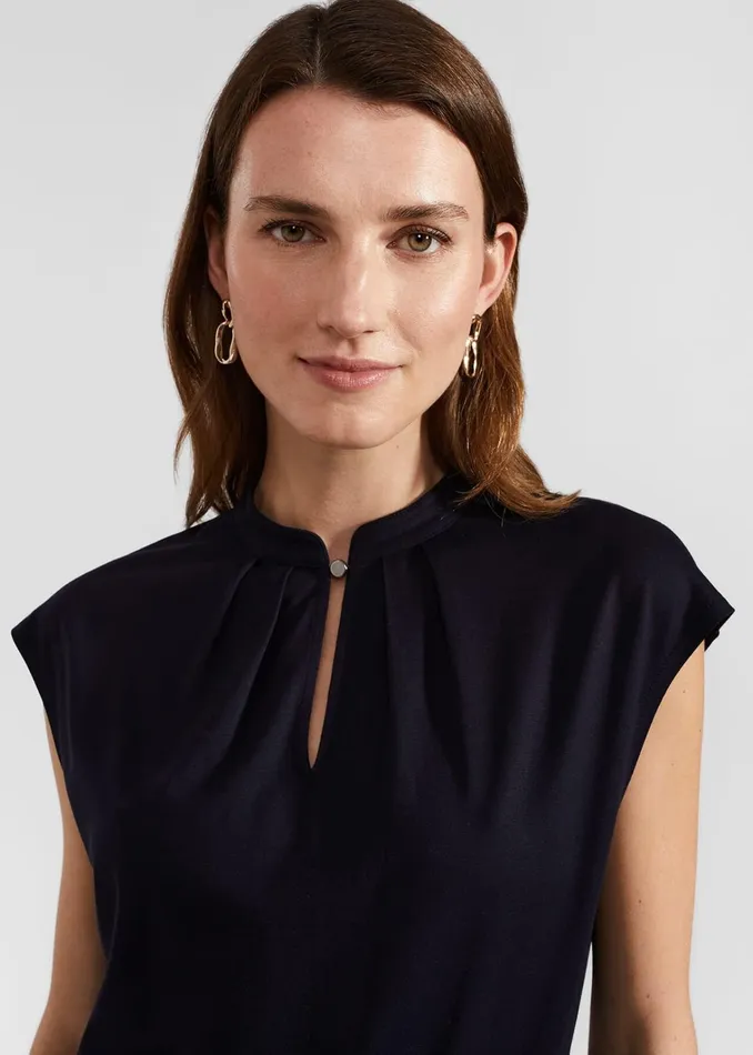 Women Maeve Top Hobbs Navy Hobbs Tops