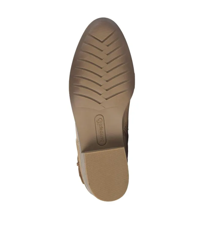 Women Malibu Bootie Salted Caramel Baretraps Booties